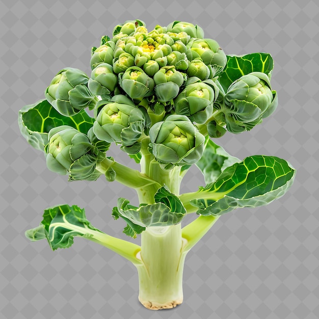 PSD a picture of a broccoli head with the words quot broccoli quot on it