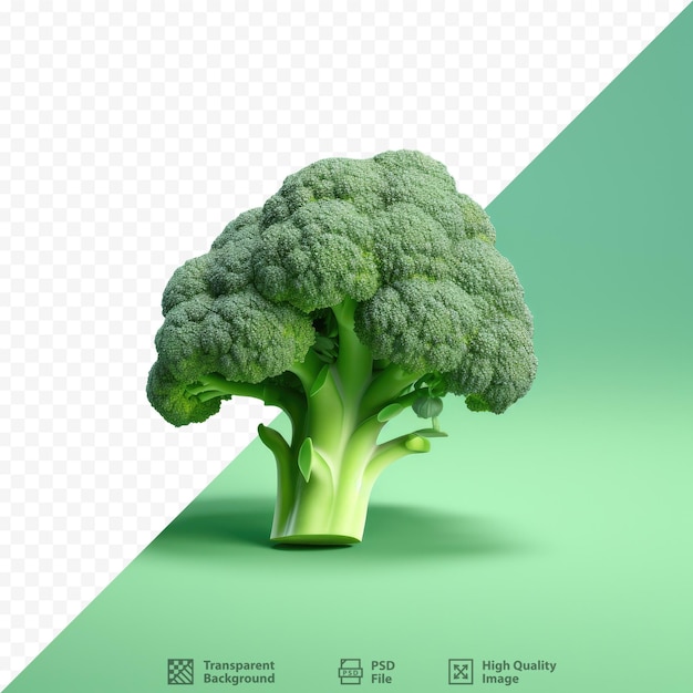 A picture of broccoli and a picture of a broccoli.