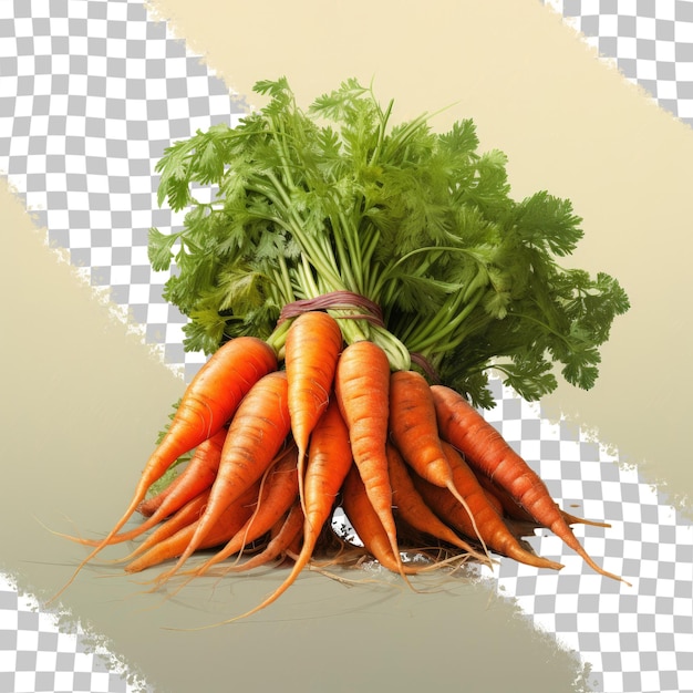 A picture of a bunch of carrots with the words 