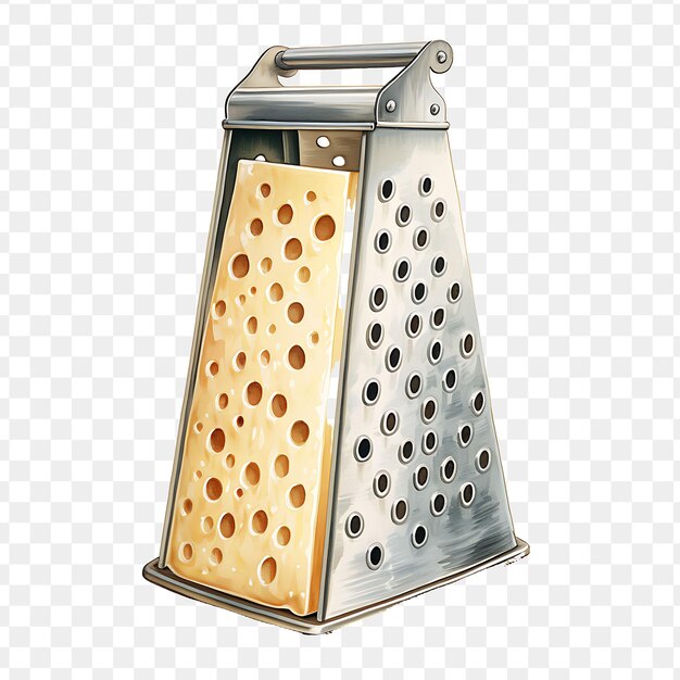 PSD a picture of a cheese grater with holes and holes