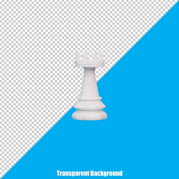 PSD a picture of a chess piece with the words transparent background on the bottom