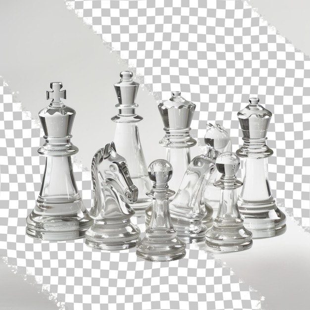 PSD un'immagine di un set di scacchi con una immagine di un re