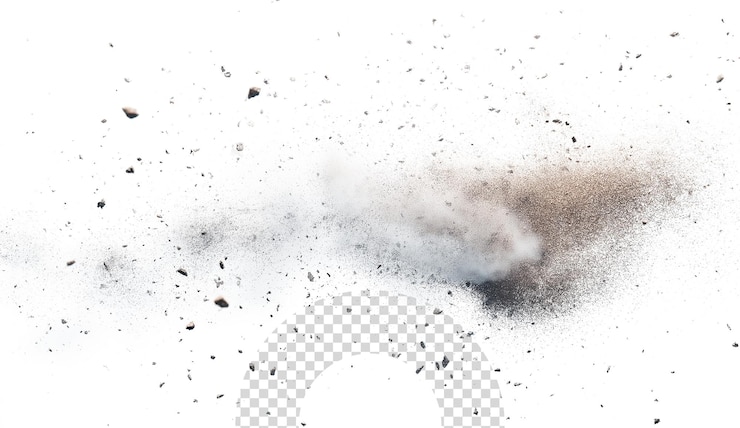 PSD その上に犬の写真がある雲の写真