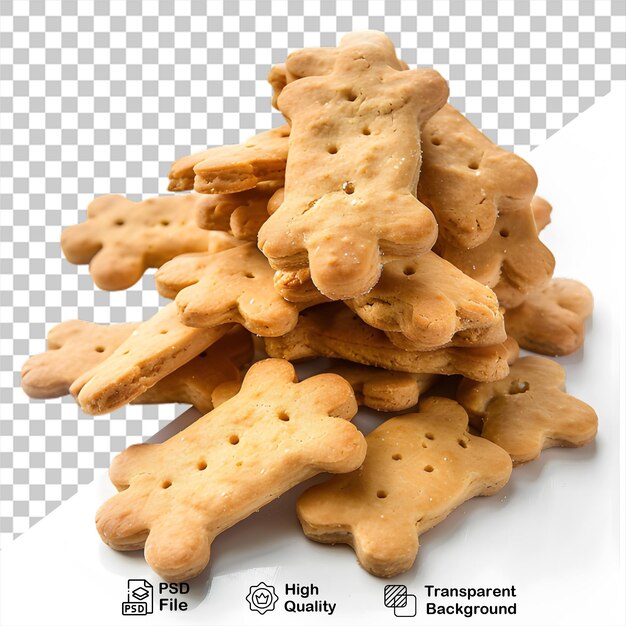 Premium PSD | A picture of dog biscuit with dog biscuit on it no background