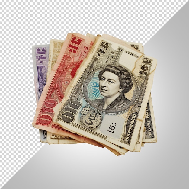 PSD a picture of a dollar bill with the word queen on it