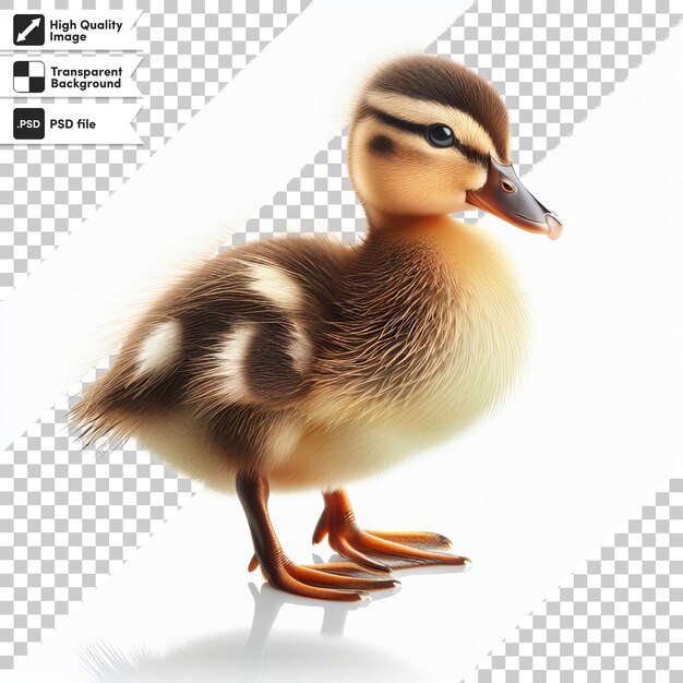 PSD a picture of a duck with the word duck on it