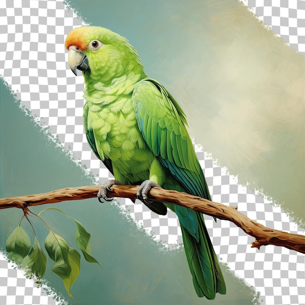 PSD picture of the emerald bird