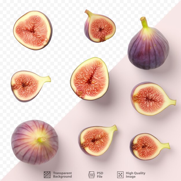 PSD a picture of figs with the word organic on it