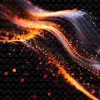 PSD a picture of a fire and flames with a background of sparks