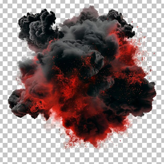 PSD a picture of a fire and smoke with a black background