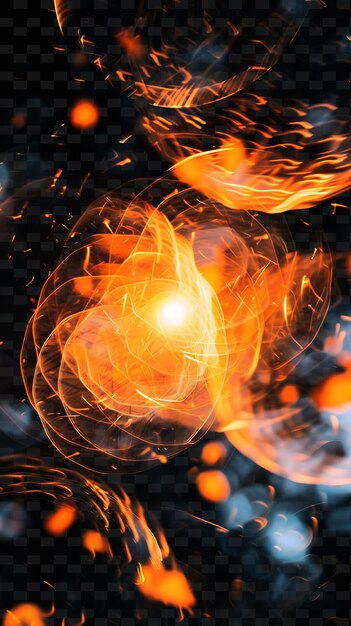 PSD a picture of a fireball and the word quot fire quot in orange and black
