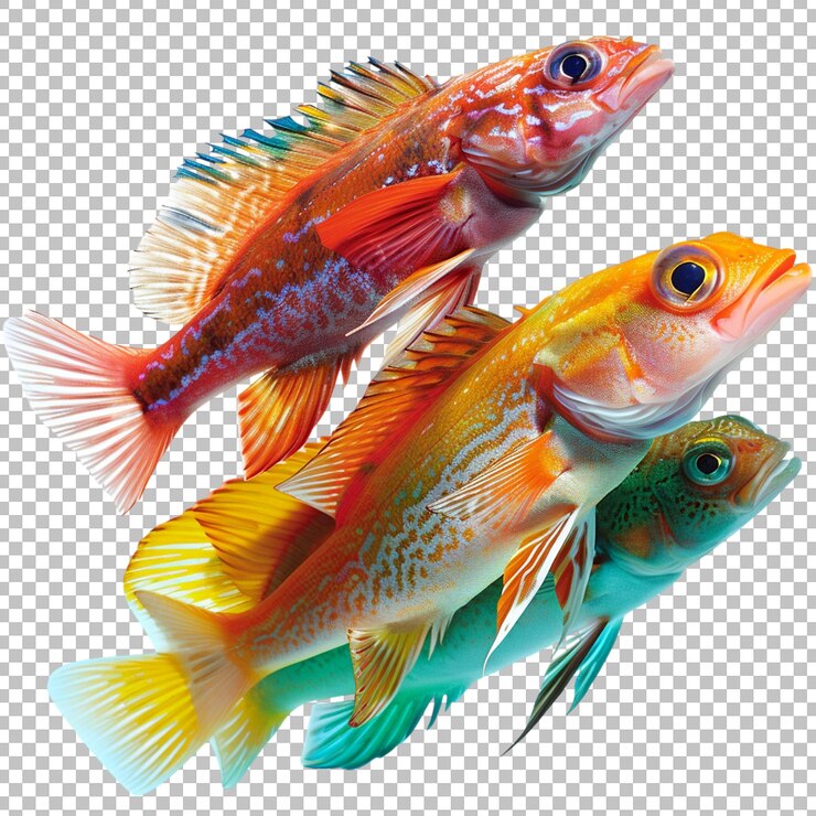 PSD a picture of a fish that has the word koi on transparent background png