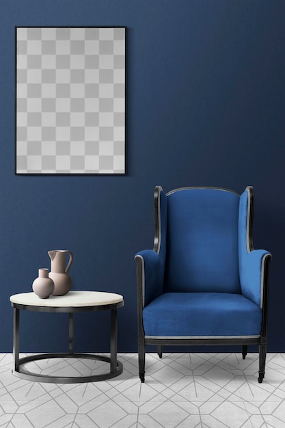 Picture frame mockup png transparent poster home interior design