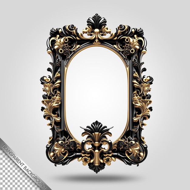 PSD picture frame transparent background