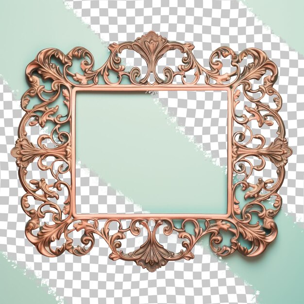 PSD a picture of a frame with a picture of a mirror on it