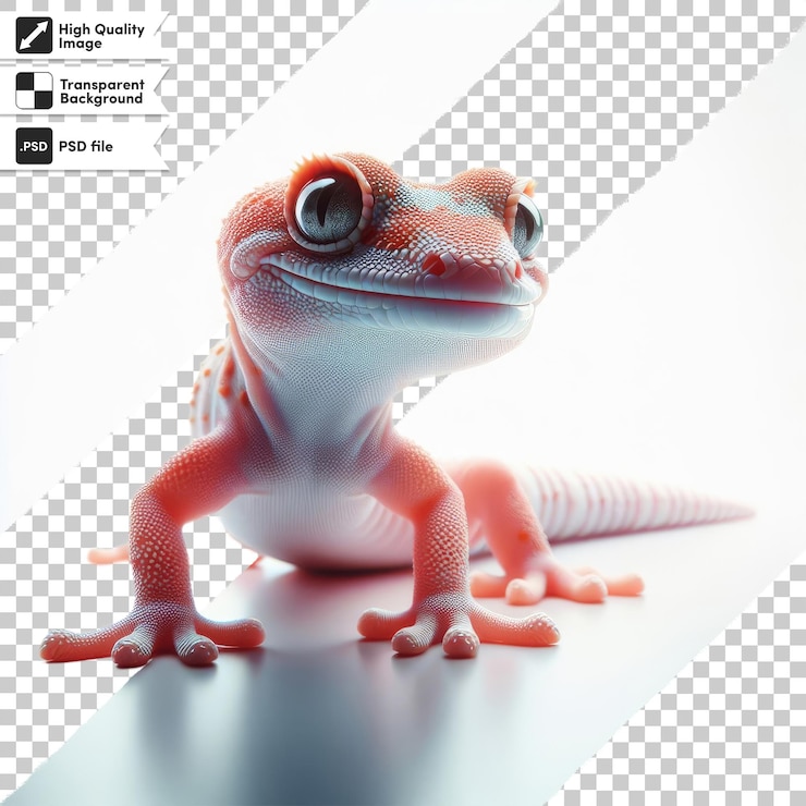 PSD a picture of a gecko with a picture of a lizard on it