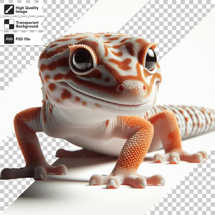 PSD a picture of a gecko with a picture of a lizard on it