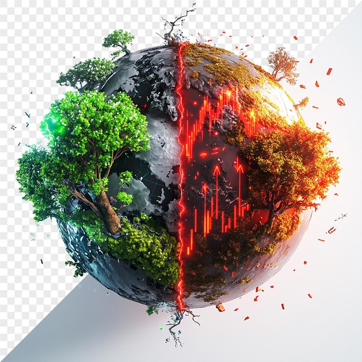 PSD a picture of a globe with the word fire on it