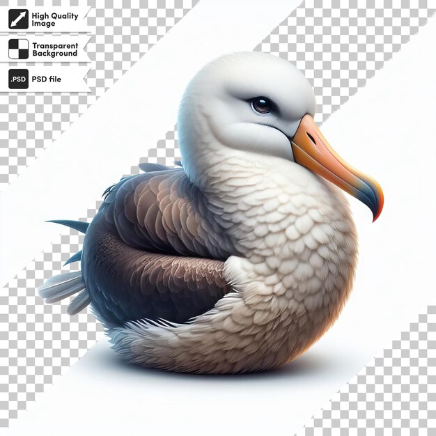 PSD a picture of a goose with the word  duck  on it