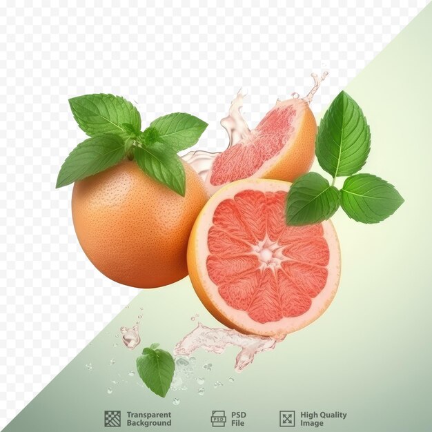 A picture of a grapefruit and a grapefruit.