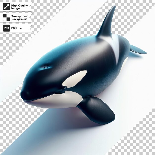 PSD a picture of a killer whale that says  killer