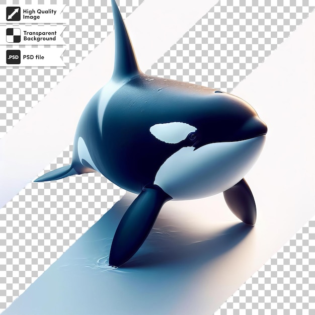 PSD a picture of a killer whale that says  killer