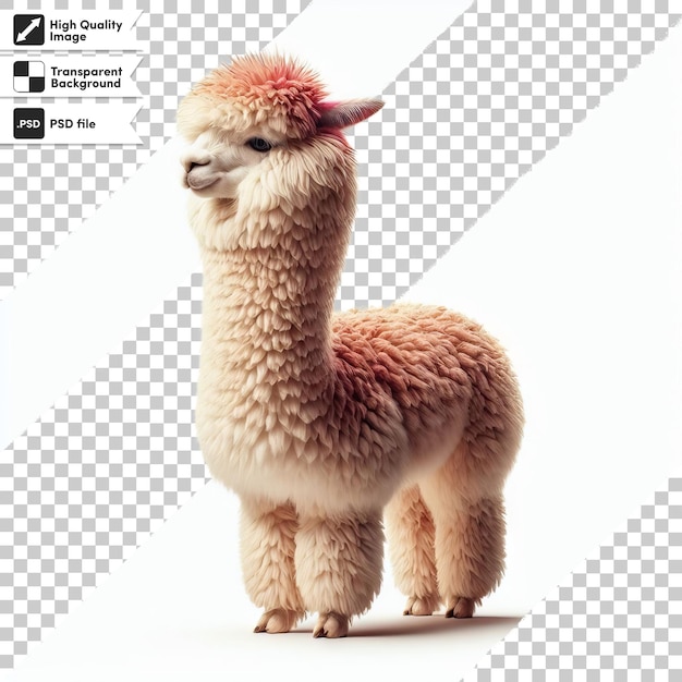 PSD a picture of a llama that says llama on it