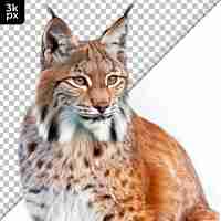 PSD a picture of a lynx with a cheetah on it