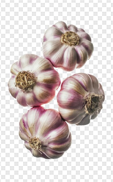 PSD a picture of onions with a white background