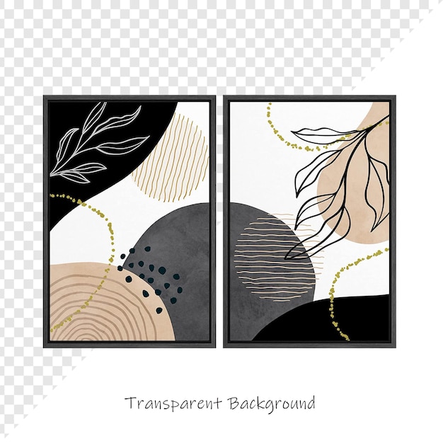 a picture of a painting with a black and white background