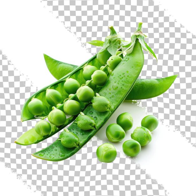 PSD a picture of peas and a picture of peas