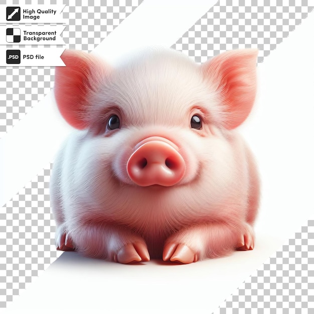 A picture of a pig that says  a pig  on it