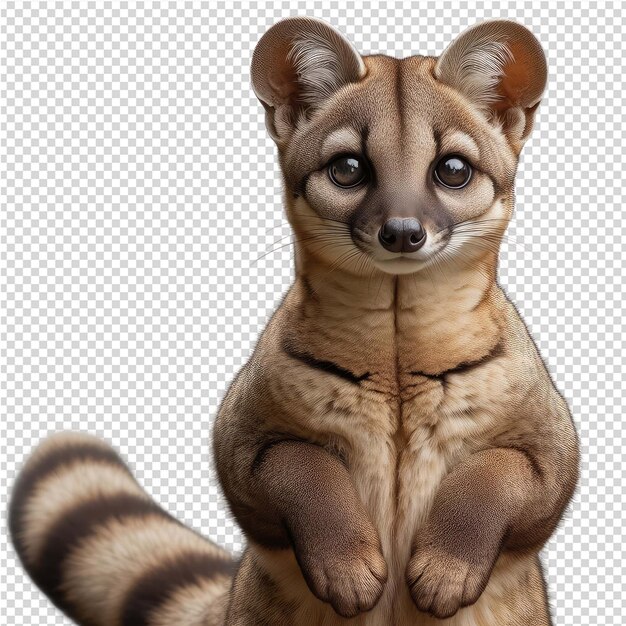 A picture of a raccoon that is on a transparent background