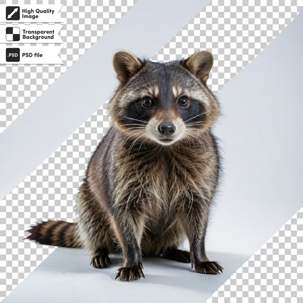 PSD a picture of a raccoon that says raccoon