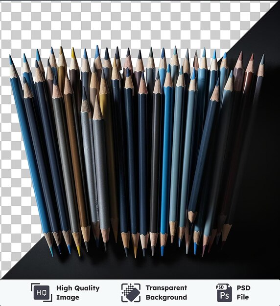 PSD picture of realistic photographic illustrator_s art supplies