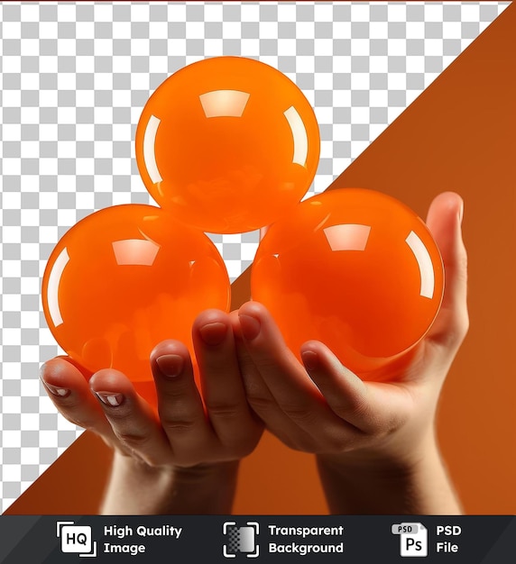 PSD picture of realistic photographic juggler_s balls