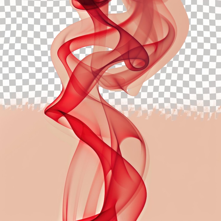 PSD a picture of a red and orange smoke with a city in the background