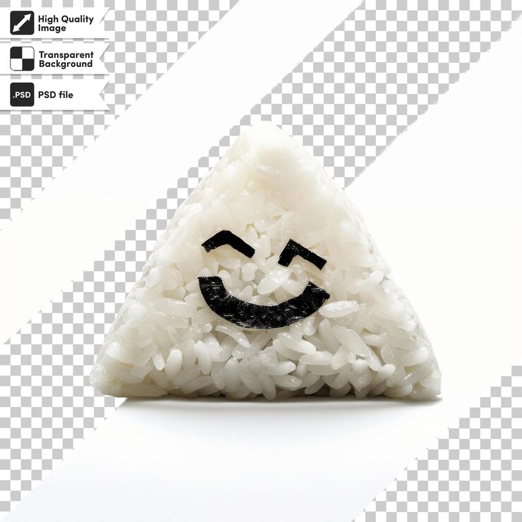 PSD 笑顔のライスの写真