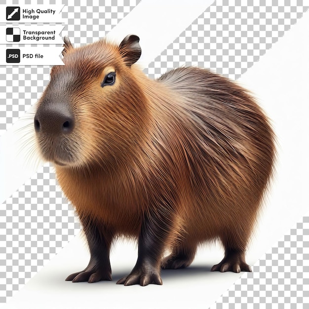 PSD a picture of a rodent that says a beaver