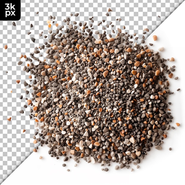 PSD a picture of seeds and a background of a blender