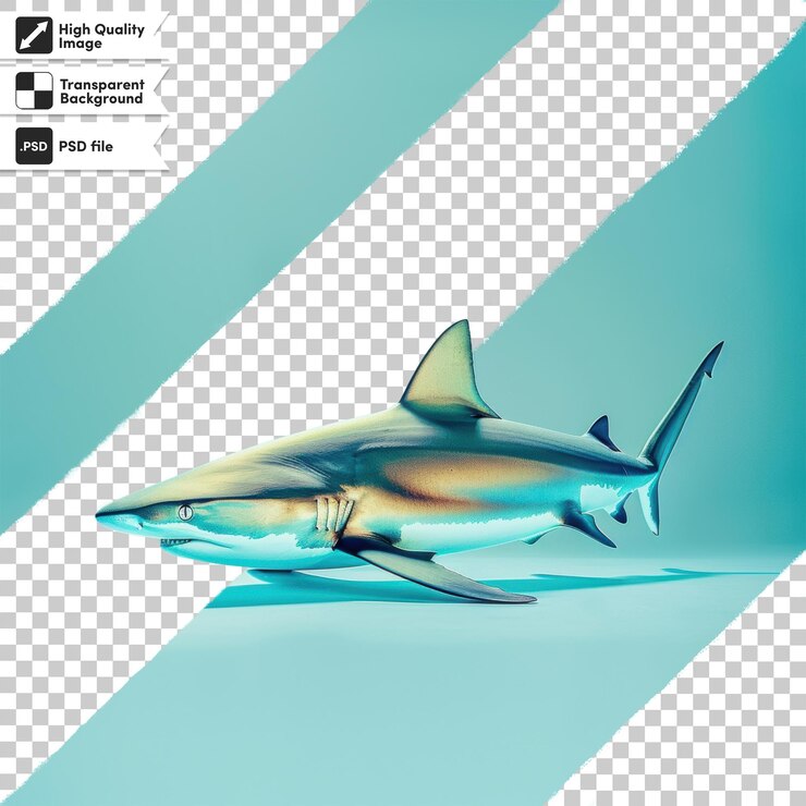 PSD a picture of a shark with a picture of a shark on it