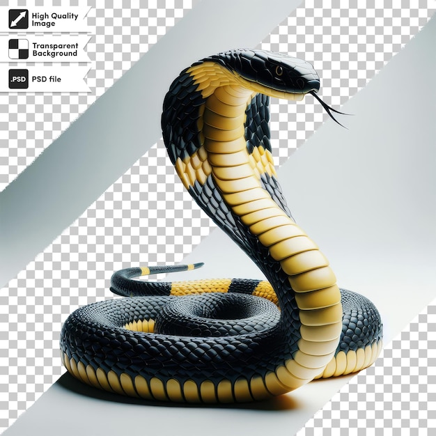 PSD una foto di un serpente con una foto di una serpente