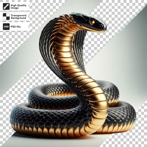 PSD una foto di un serpente con una foto di una serpente