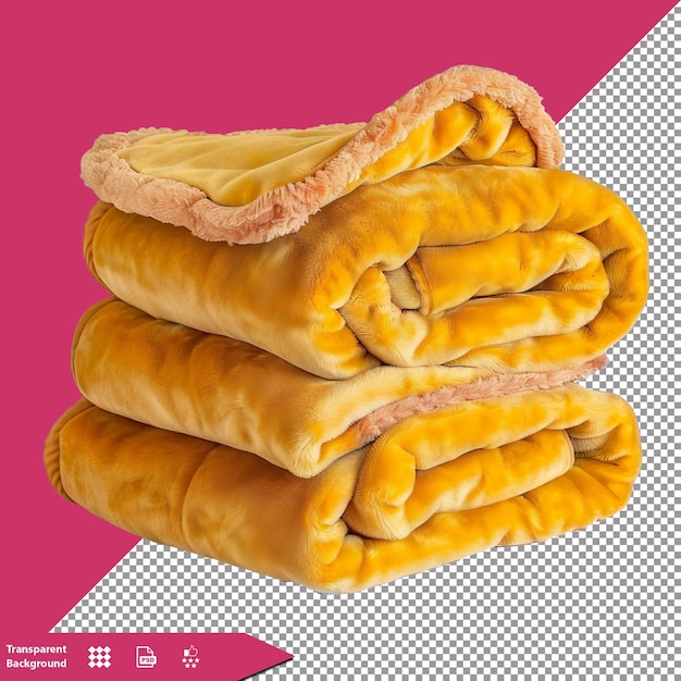 A picture of a stack of puffs with a pink background