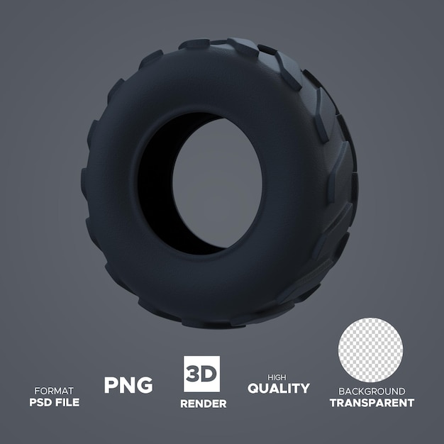 PSD a picture of a tire with the word png on it