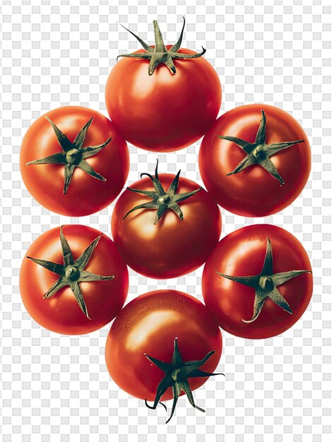 PSD a picture of tomatoes with a star on it