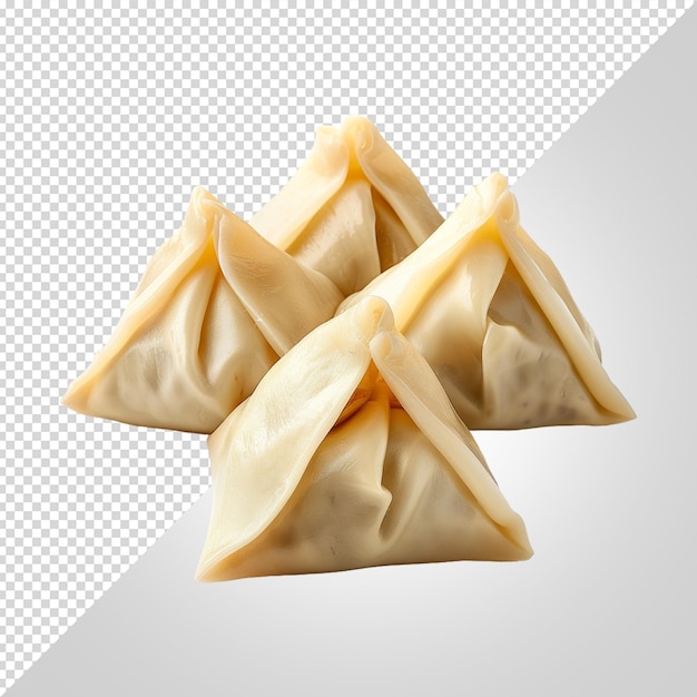 A picture of a triangle shaped food with a star on it