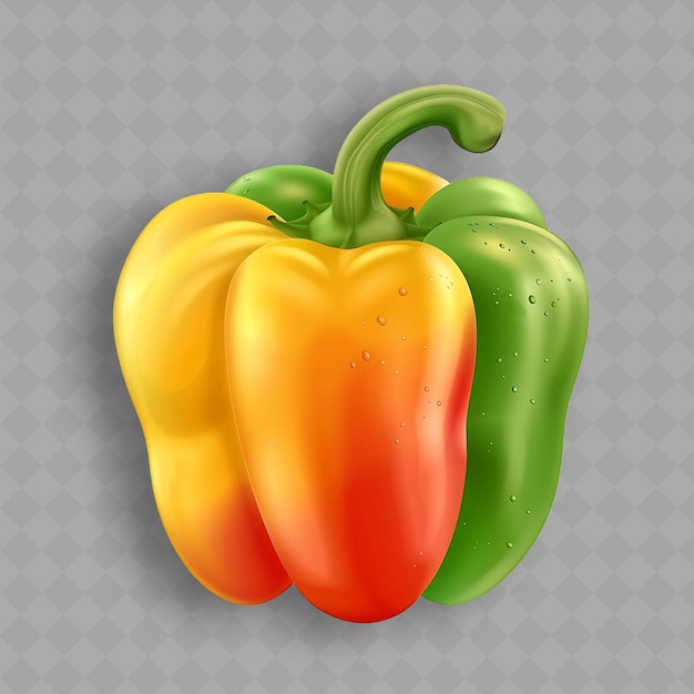 A picture of two peppers with the word pepper on it