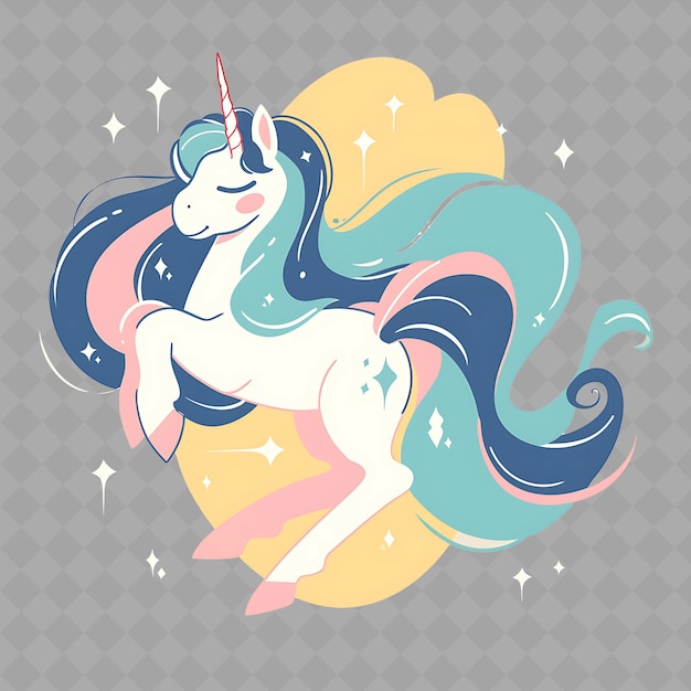 PSD a picture of a unicorn with the words unicorn on it
