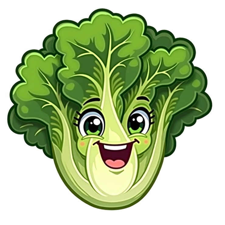 PSD a picture of a vegetable with a face of a face and a smile face